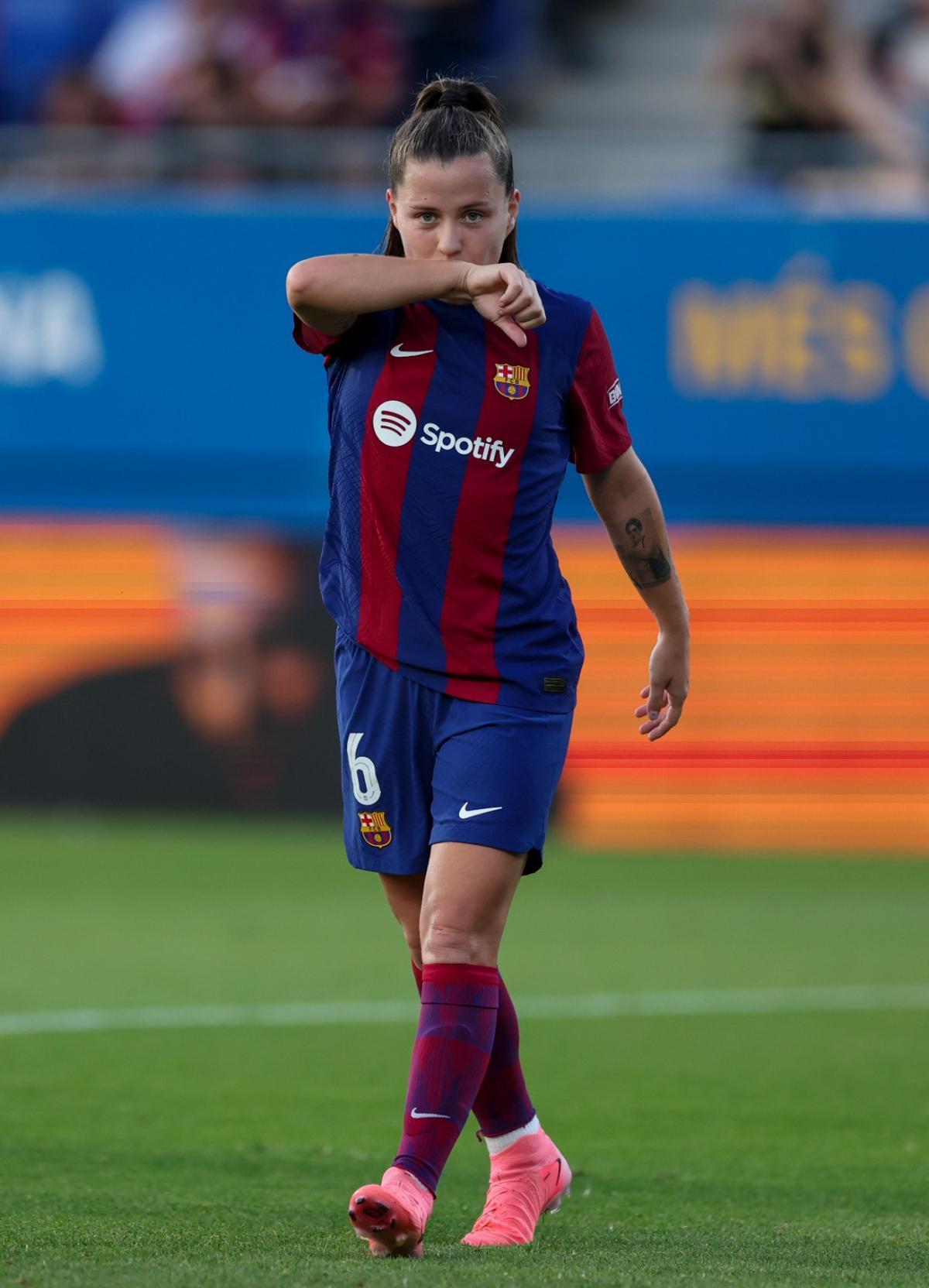 Liga F: FC Barcelona - Betis, el partido de despedida de Sandra Paños, Mariona Caldentey y Jonatan Giráldez, en imágenes