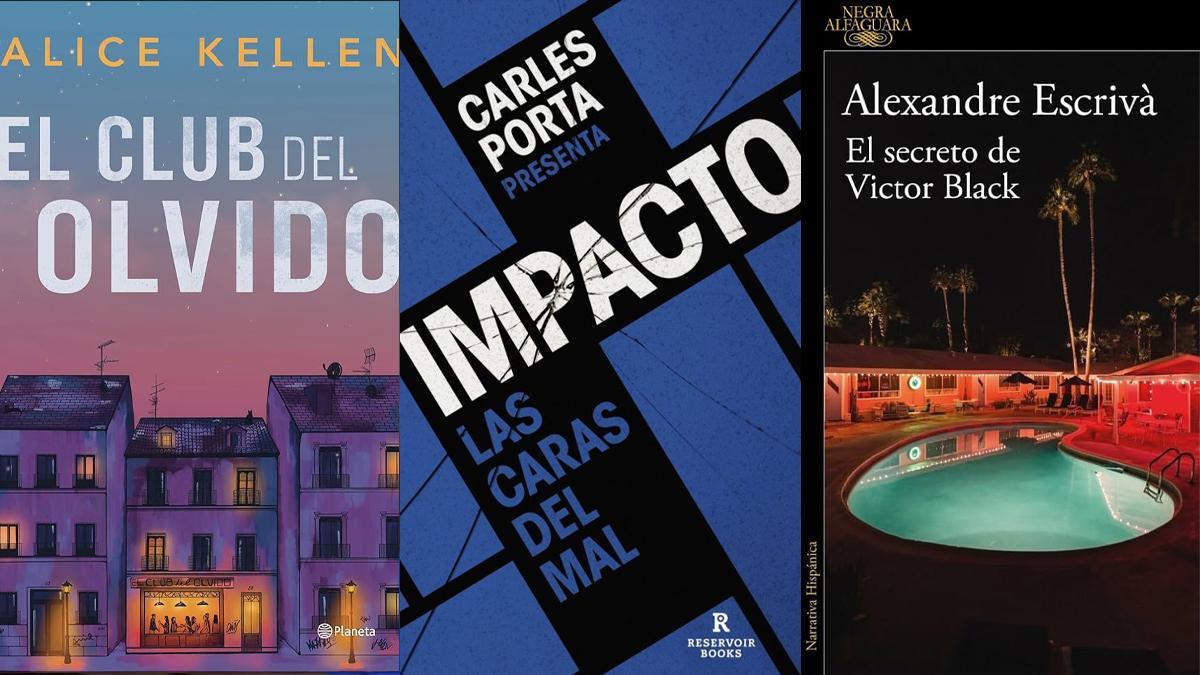 'El club del olvido', 'Impacto' y 'El secreto de Victor Black'