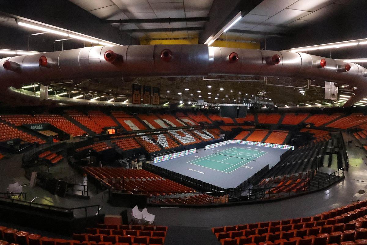 Así luce la pista de la Davis en la Fonteta