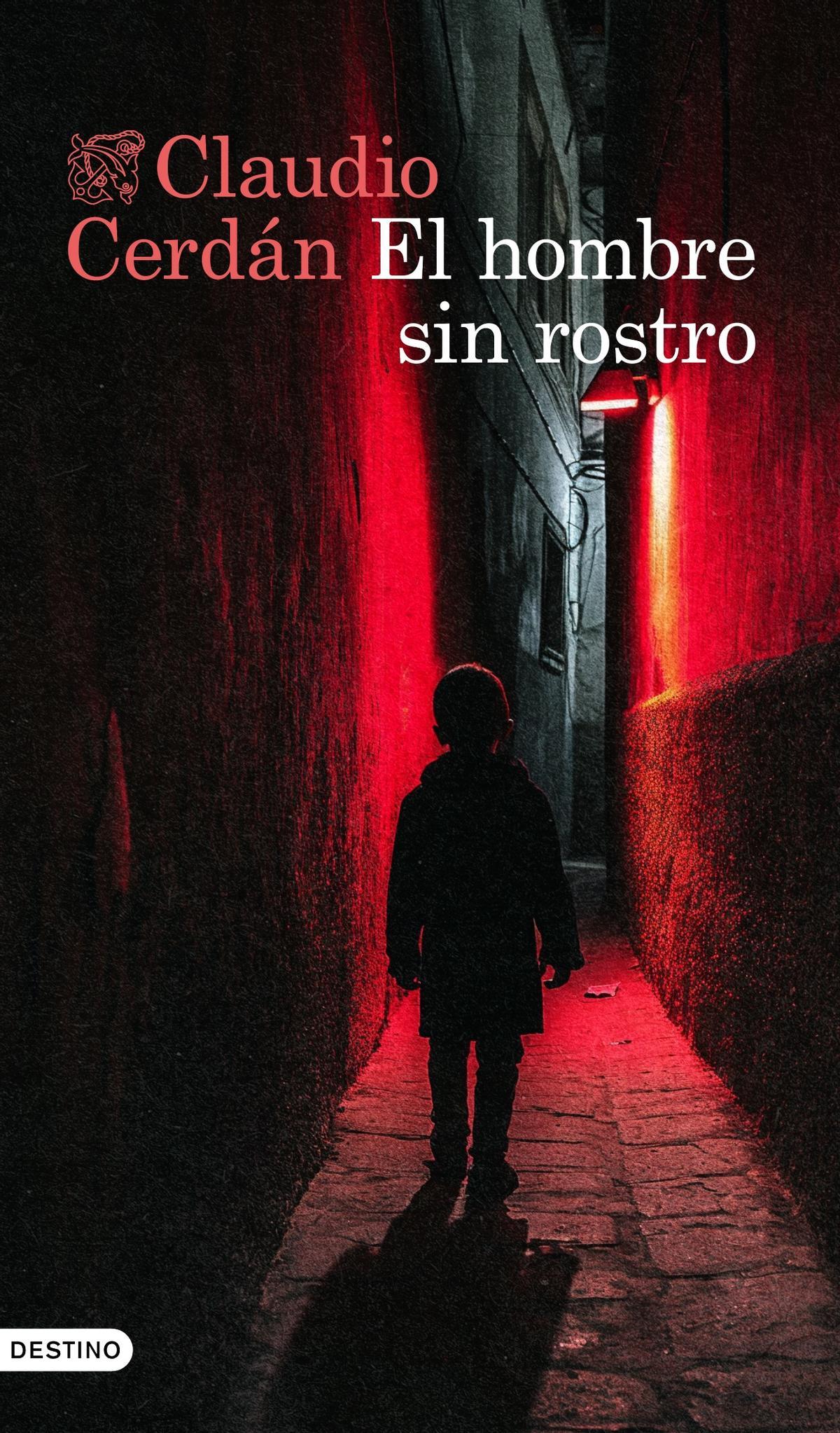 Portada de "El hombre sin rostro", novela de Claudio Cerdán
