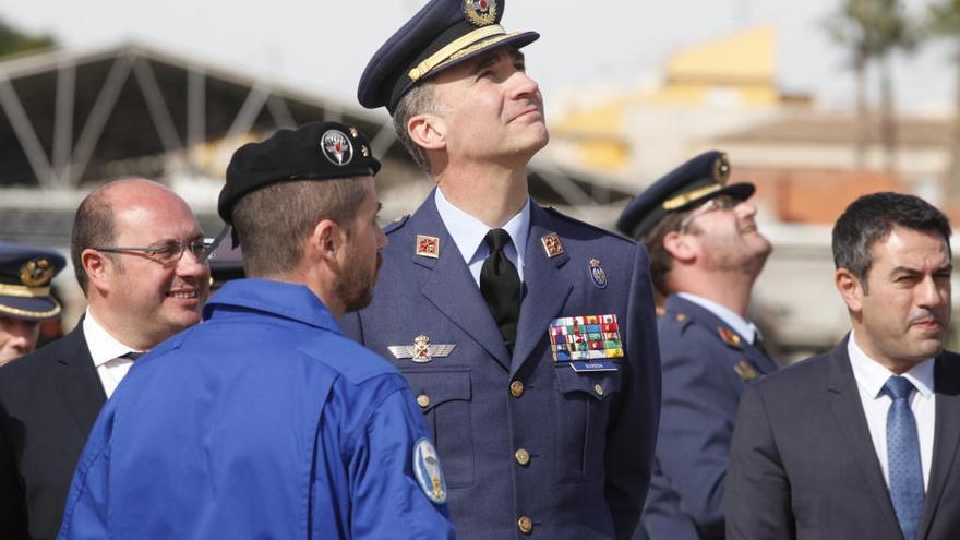 El rey Felipe VI estará el domingo en San Javier.