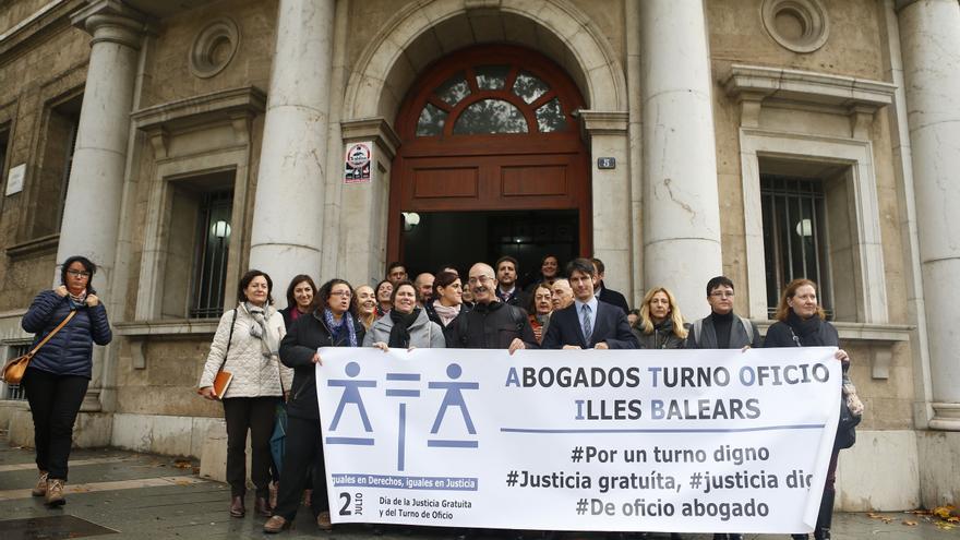 Los abogados de oficio de Baleares saldrán a la calle a protestar