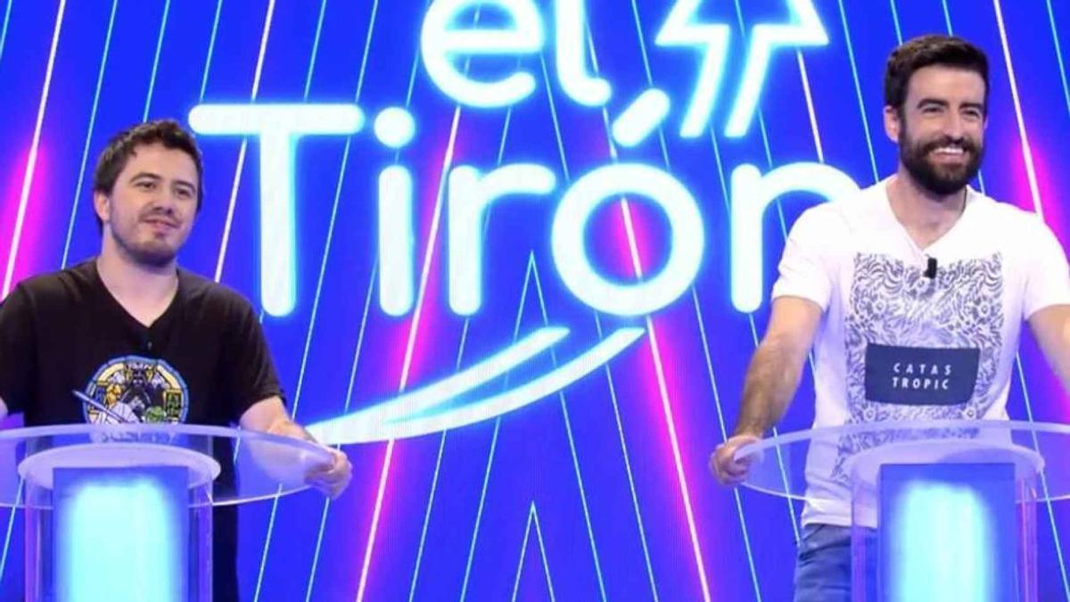 Orestes y Rafa en 2019, cuando ambos eran concursantes de El Tirón, que se emitía en Telecinco.