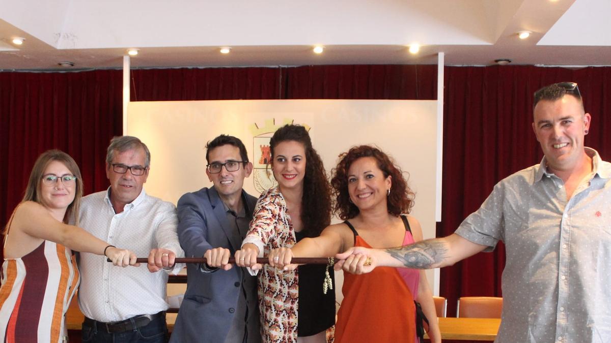 Mari Carmen Chiva, Andrés Guirado, Miguel Navarré, Arantxa Murgui, Mari Carmen González y Juan de Dios Páez