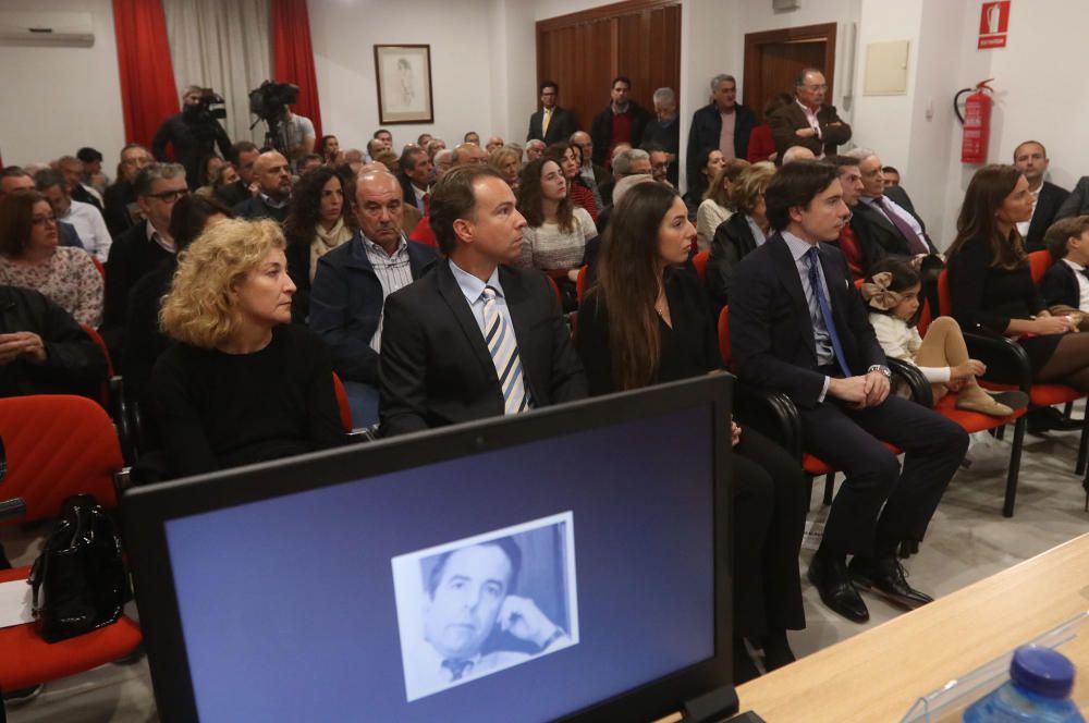 Las imágenes de la inauguración de la sala de prensa Joaquín Marín