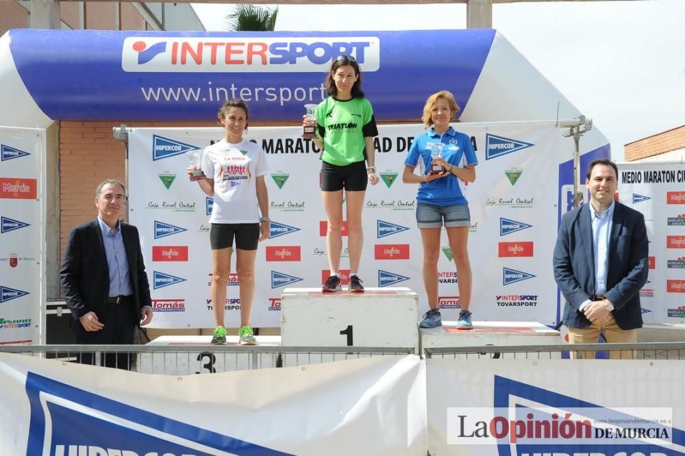 Media Maratón de Murcia: podios