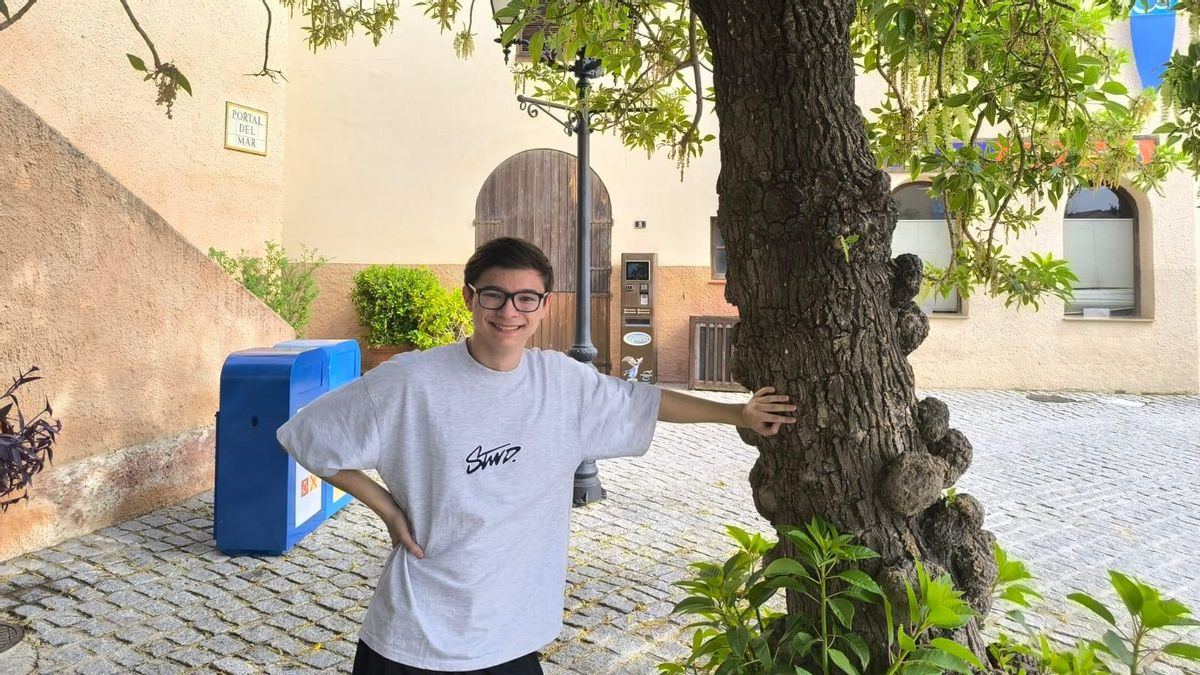 El lucense Martín Casanova, en Portaventura hoy.