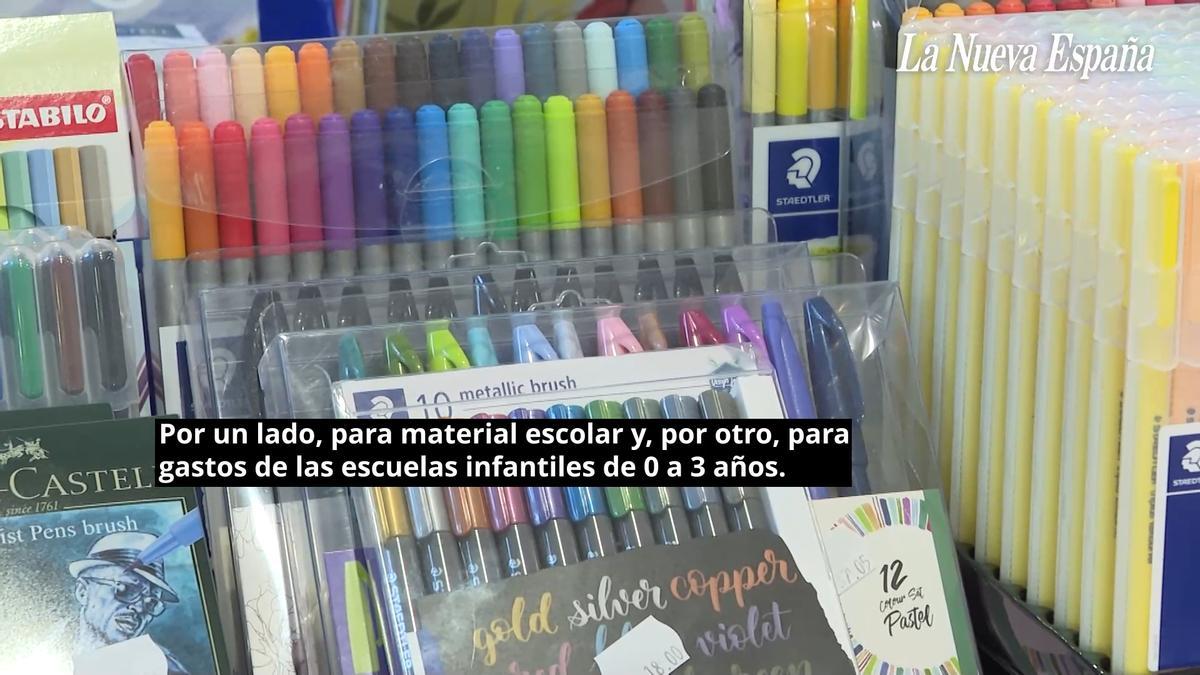 La forma de conseguir en Asturias 150 euros de "regalo" por hijo por la compra de libros de texto y material escolar