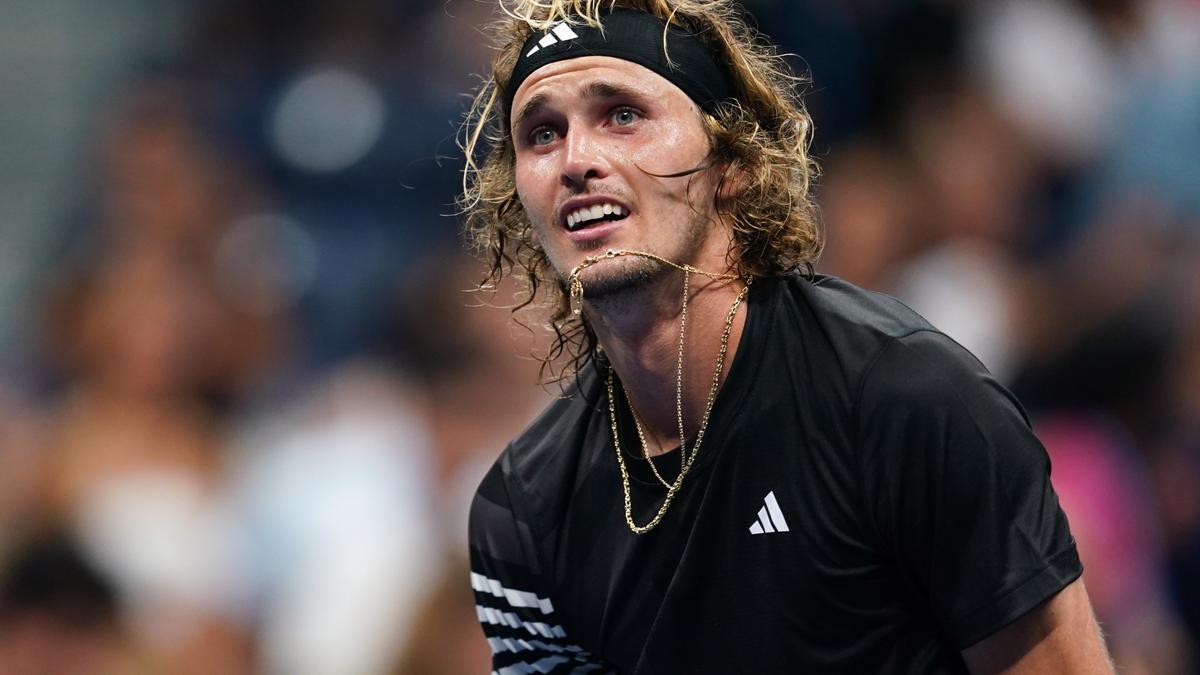 Zverev, durante el US Open.