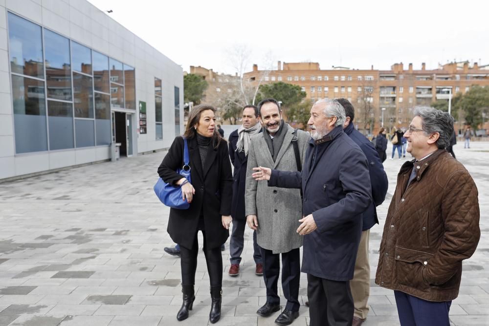 Inauguració de les obres del parc Central