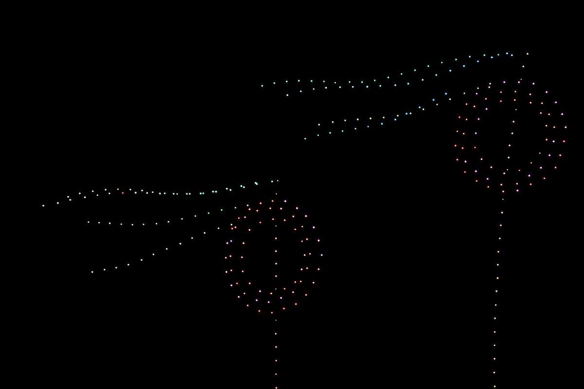 Las mejores imágenes del piromusical ‘Serendipia’ y show de drones de la Magdalena