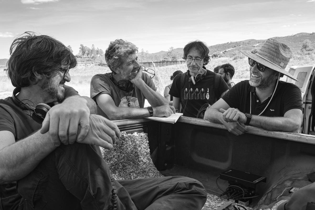 Esteve en el rodaje de Los Tigres