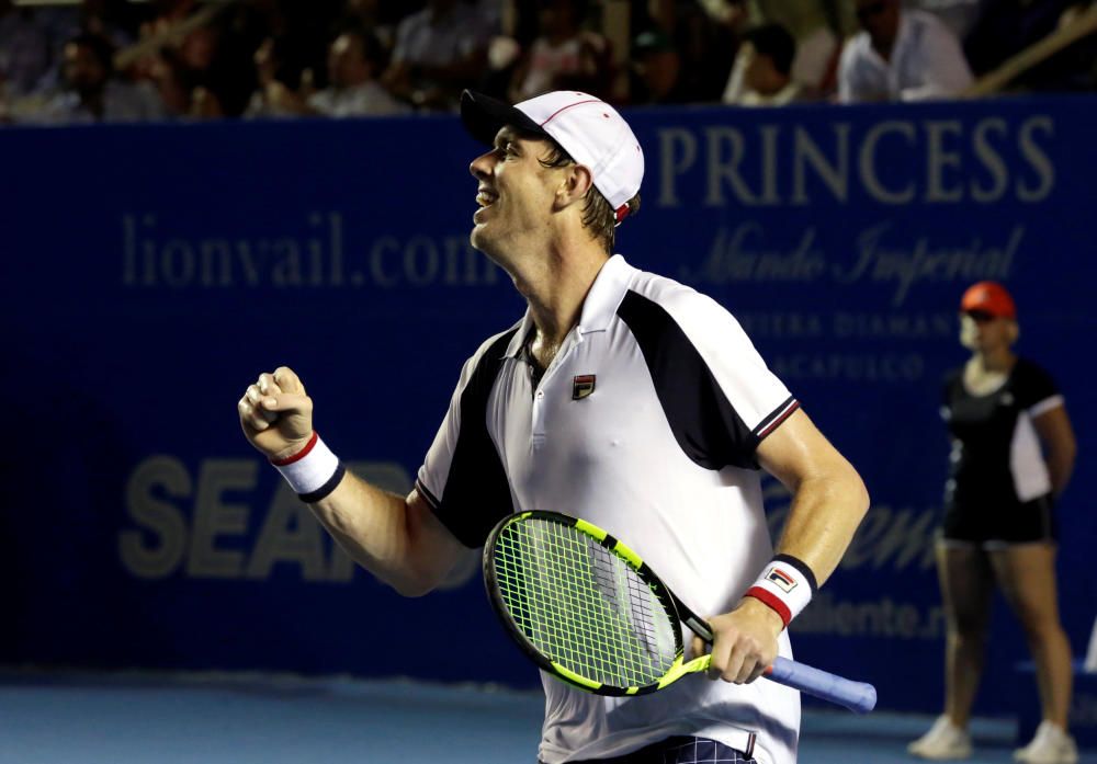 Imágenes de la final de Acapulco entre Rafa Nadal y Sam Querrey.