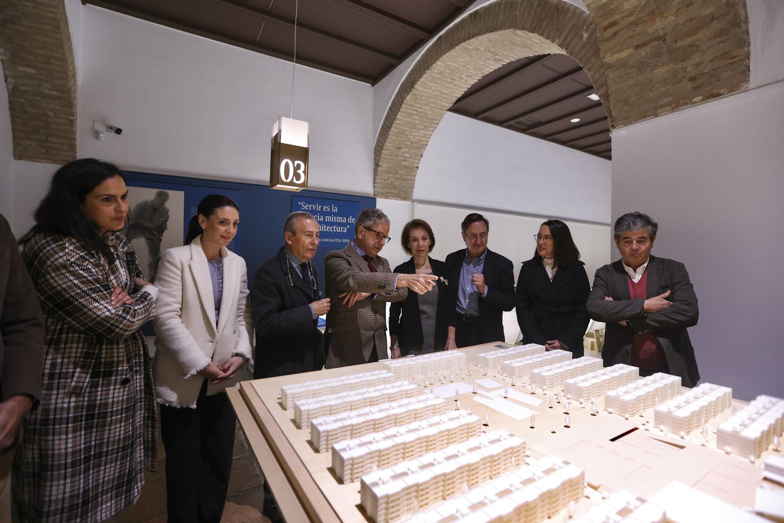 La Diputación acoge una exposición de la obra pública de Rafael de la Hoz