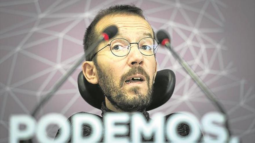 Echenique reitera sus «indicios de duda» sobre el plan de depuración