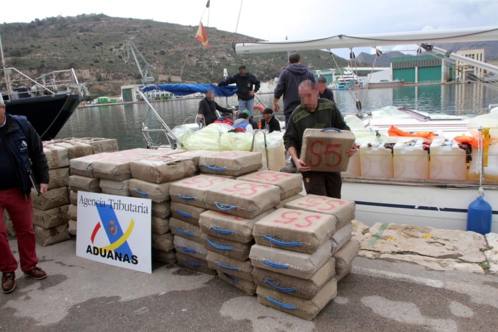 Operación antidroga en la costa de Cartagena