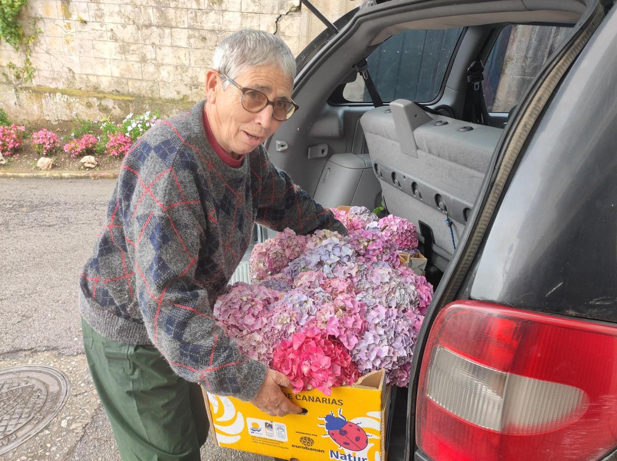 En imágenes: Castropol se llena de flores para el Corpus
