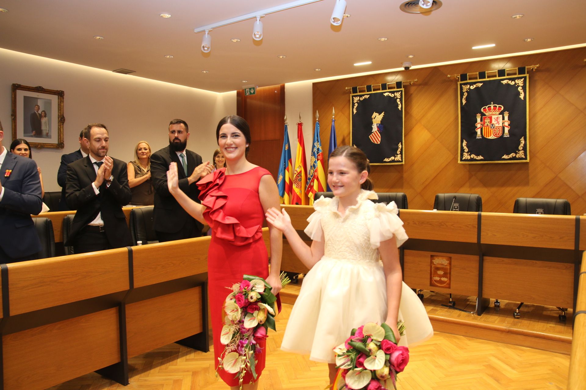 Las imágenes de la elección de las reinas falleras de Burriana