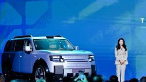 Presentación del Freelander 8 en el Chery International Bussines Summit.