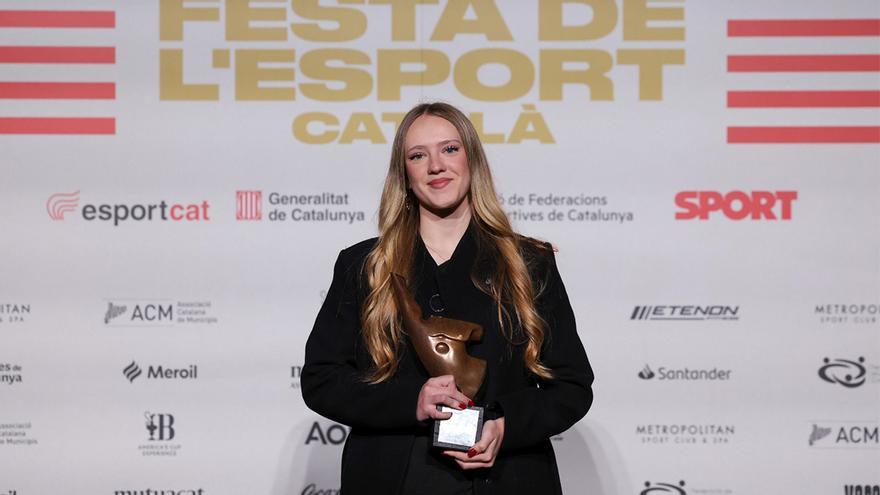 Daniela Terol recibió el premio a la deportista catalana con mayor proyección
