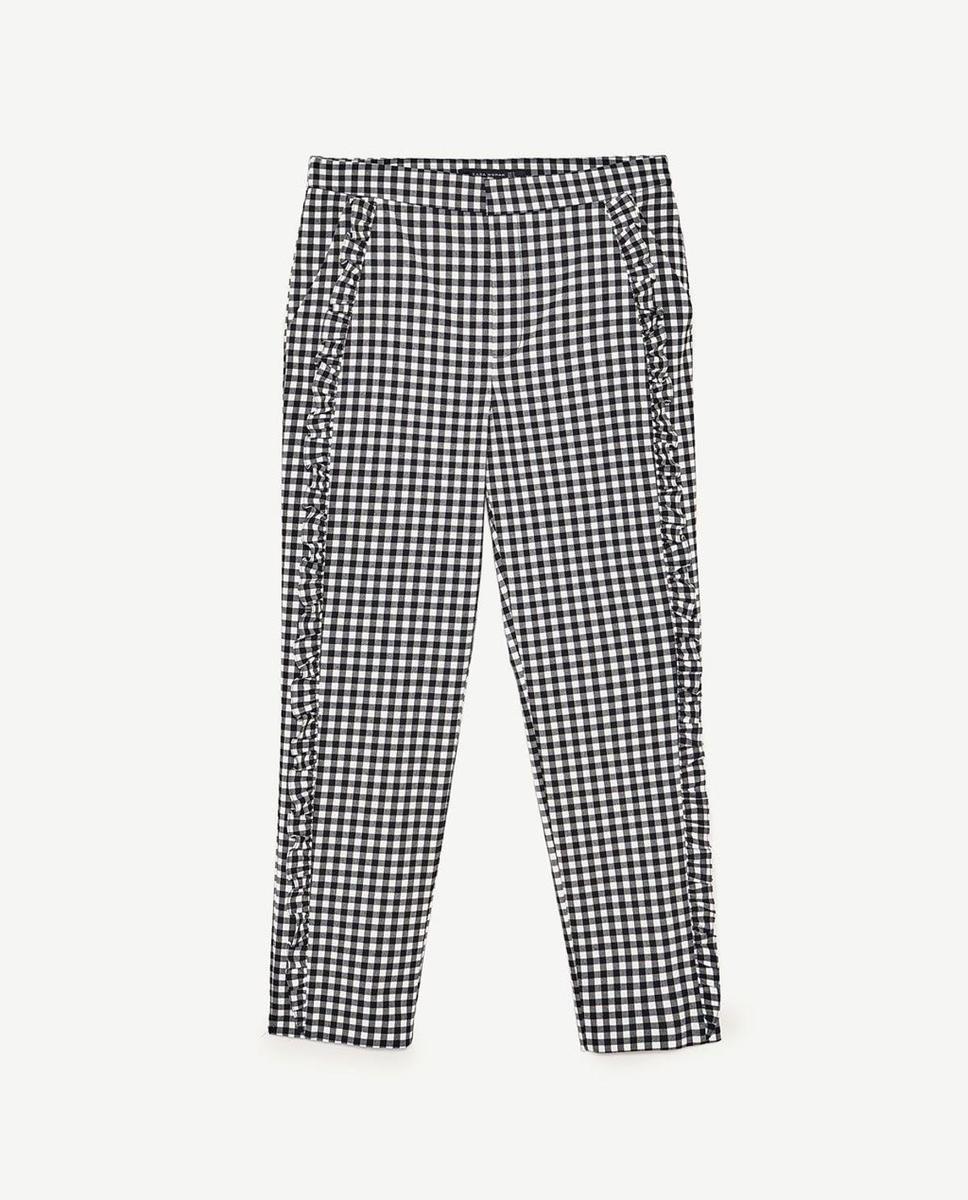 Cuadros vichy: pantalón de Zara