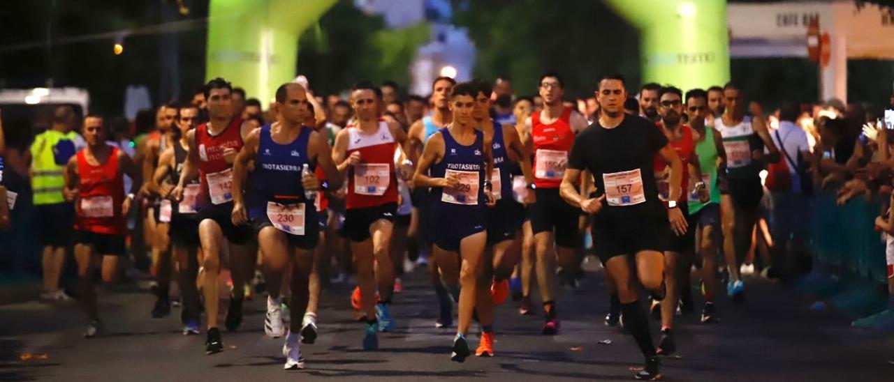 Salida de la carrera popular de Alcolea.