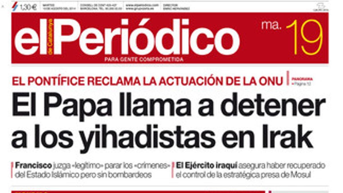 Portada de la edición del 19 de agosto.