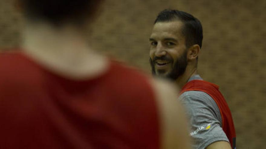 Pau Ribas, durante la concentración en Benahavís.