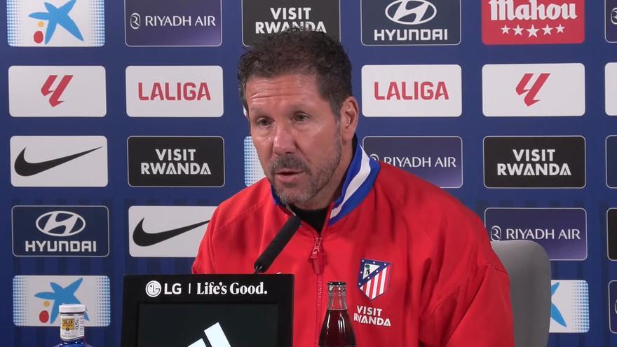 Simeone pide “disculpas” a Florentino y Vinicius: “Acepto que no estuve bien”