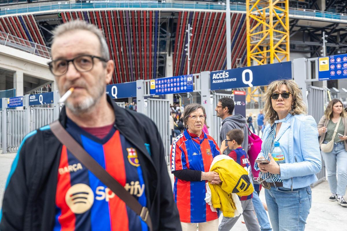 Así está el Camp Nou antes del decisivo partido del Barça femenino contra el Bayern