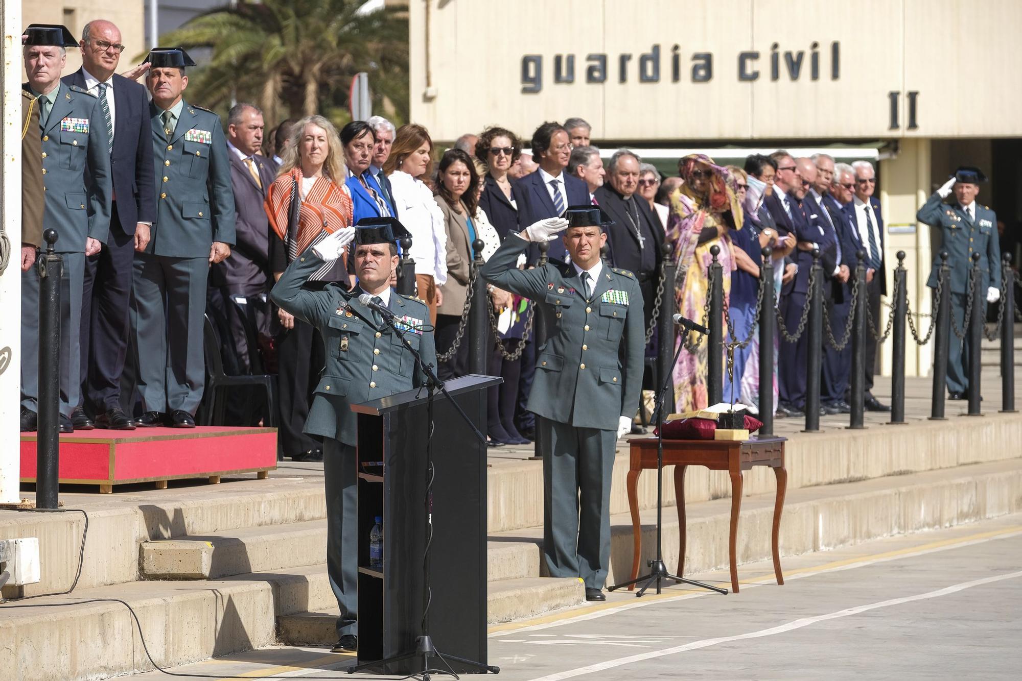 Toma de posesión del coronel jefe de la Comandancia de Guardia Civil