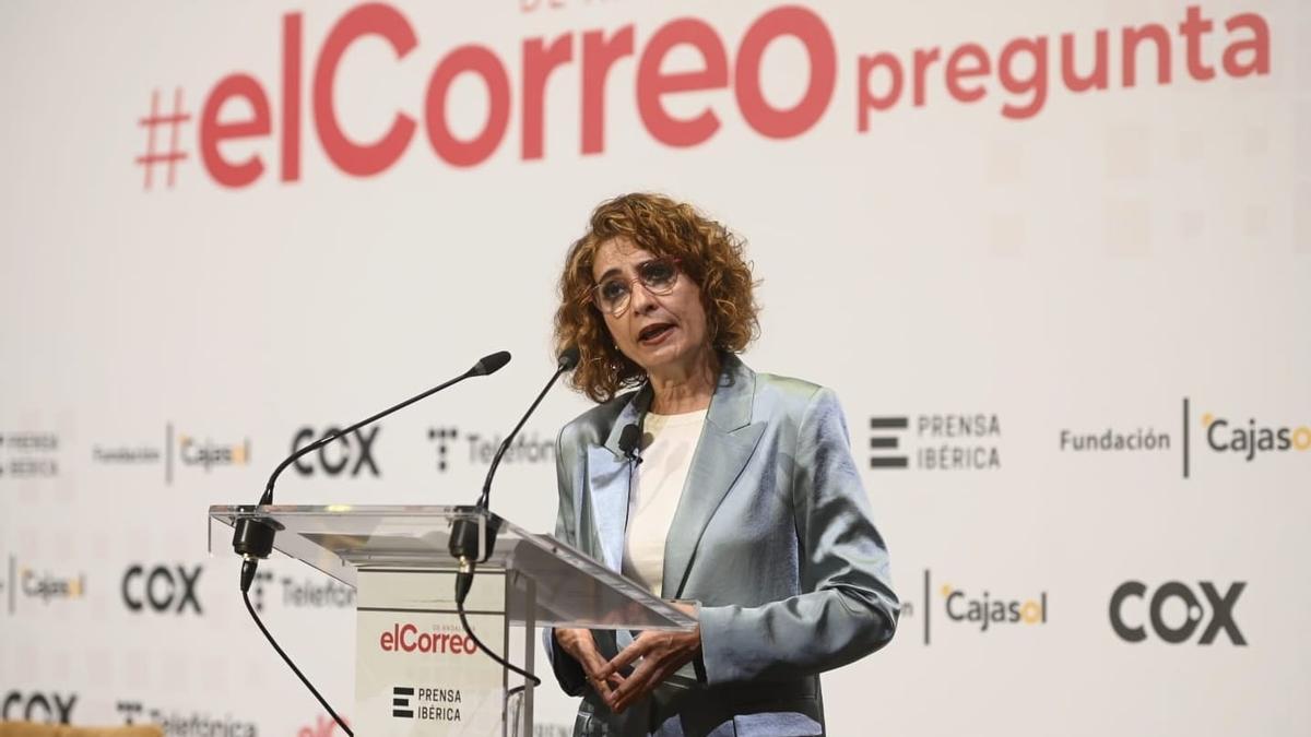 María Jesús Montero en el Foro #elcorreopregunta