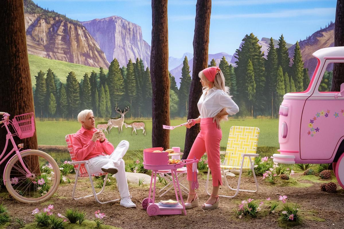 Una escena de 'Barbie'.