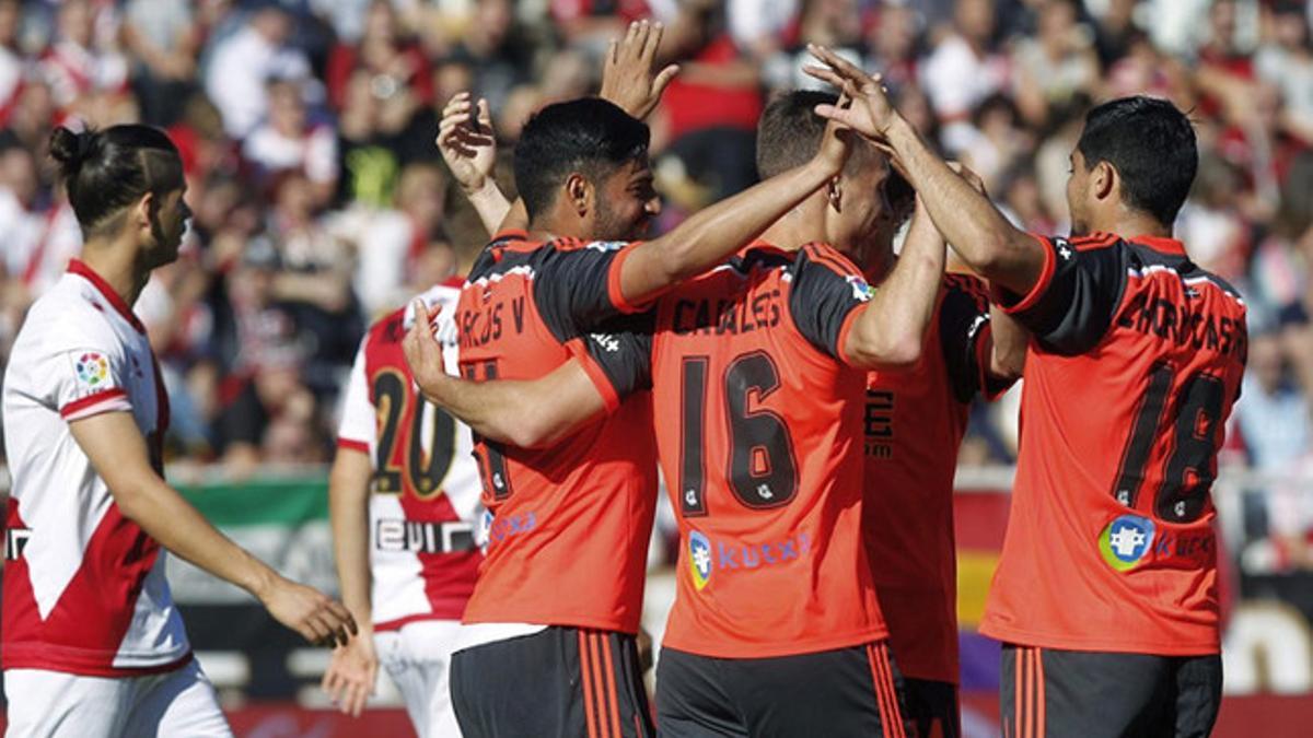 Una iamegn de archivo de un partido entre la Real y el Rayo Vallecano