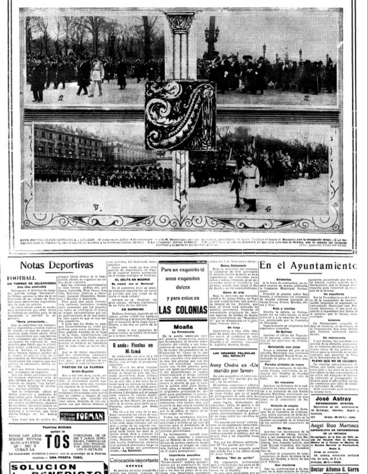FARO publicaba el 11 de enero de 1931 la elaboración de la imagen de los Dolores.   | // FDV