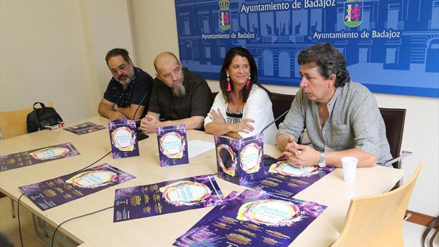 Nuria Fergó, Gene García y la obra ‘Los Pelópidas’, en el auditorio municipal de Badajoz