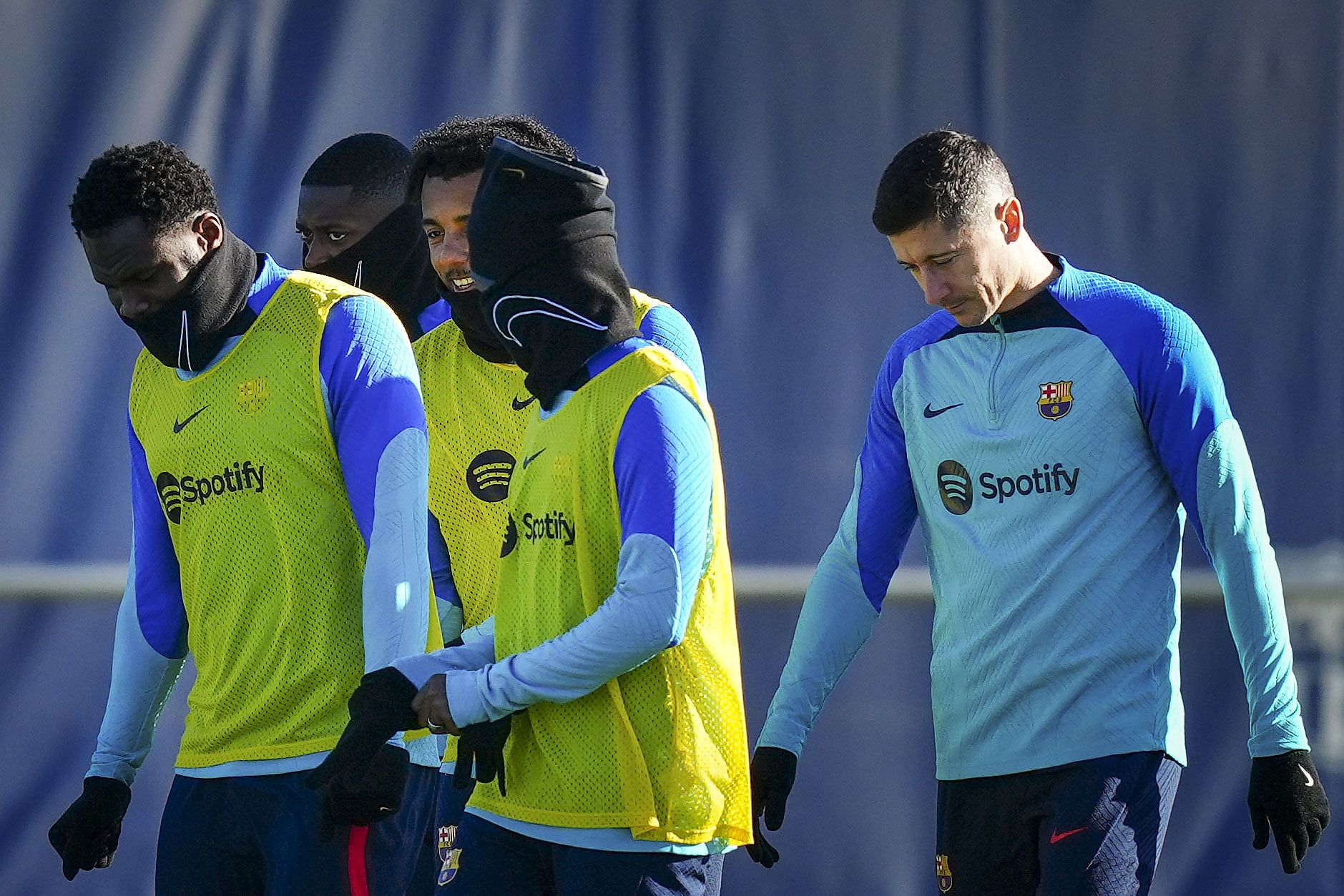 Entrenamiento del FC Barcelona