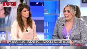 Sonia Ferrer y Amor Romeira en En boca de todos