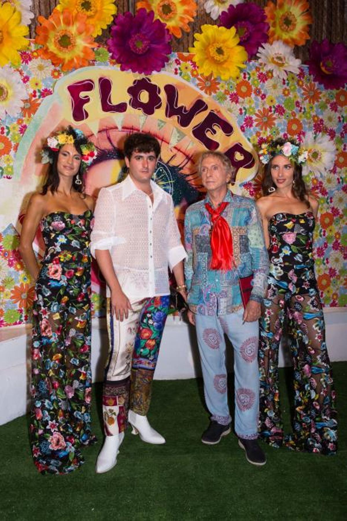 Los famosos se divierten en la fiesta Flower Power