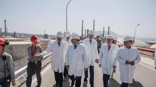 Hereu visita los proyectos de Cepsa en San Roque, 'de los mayores a nivel europeo en transición energética'