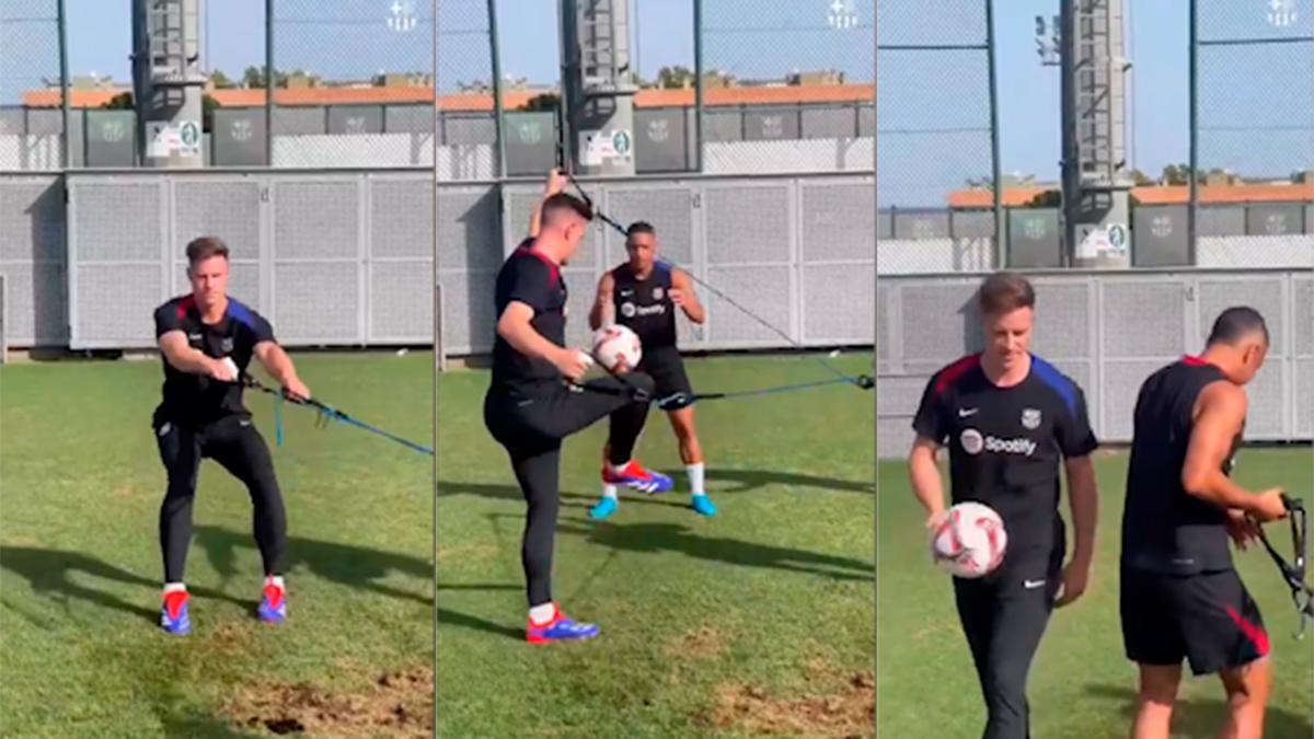 Ter Stegen se incorpora a los entrenamientos antes de viajar a la gira de Estados Unidos