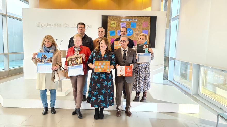 Autismo Málaga presenta un calendario solidario para el año 2023