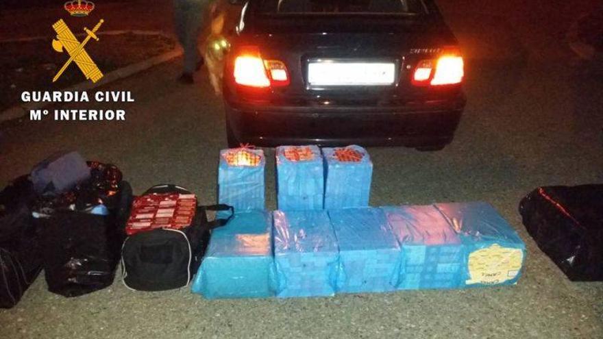 Detenido un hombre con 4.250 cajetillas de tabaco de contrabando