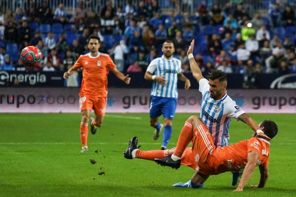 Málaga vs Oviedo en imágenes