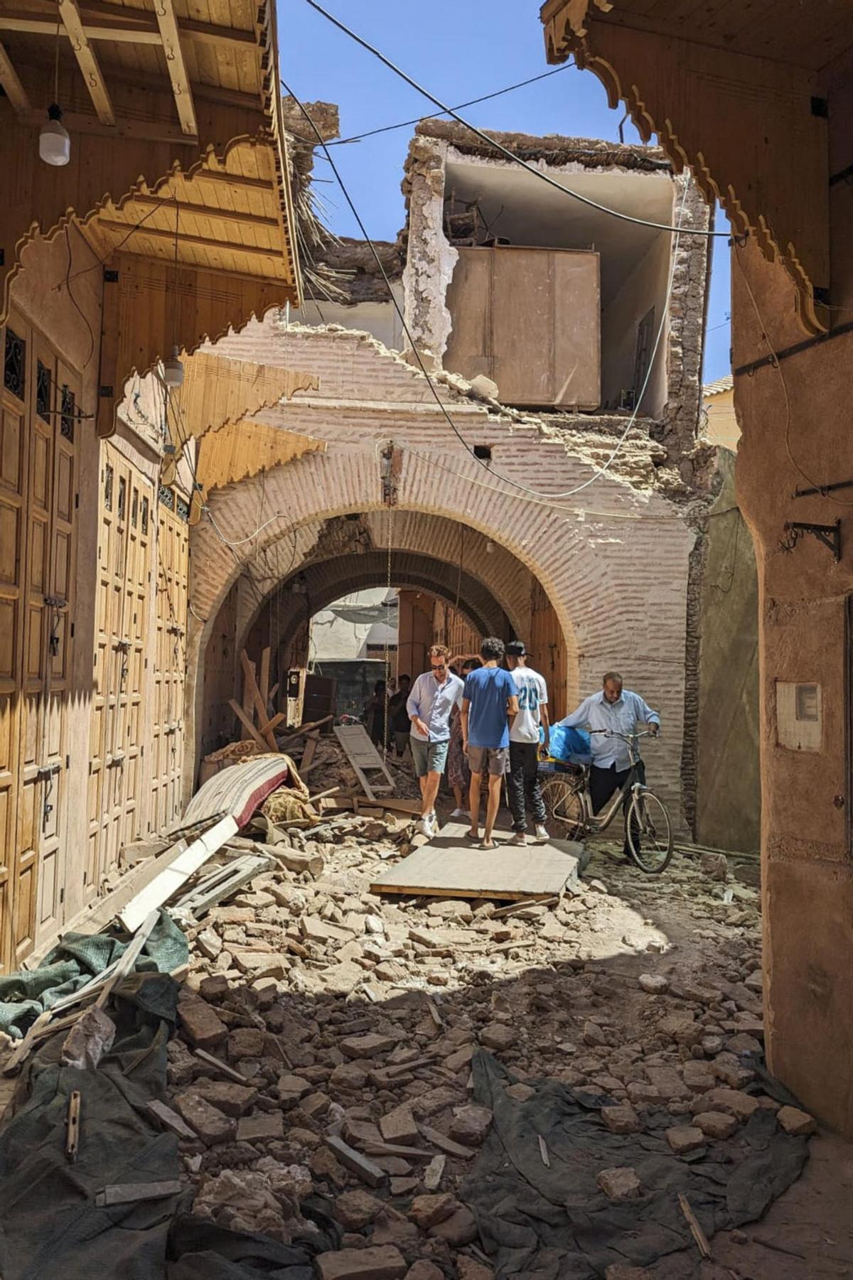Terremoto en Marruecos con cientos de muertos, en imágenes Terremoto en Marruecos con cientos de muertos, en imágenes