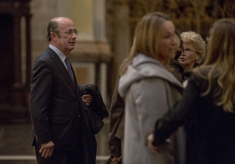 Misa celebrada en la Catedral de València en el primer aniversario de la muerte de la exalcaldesa