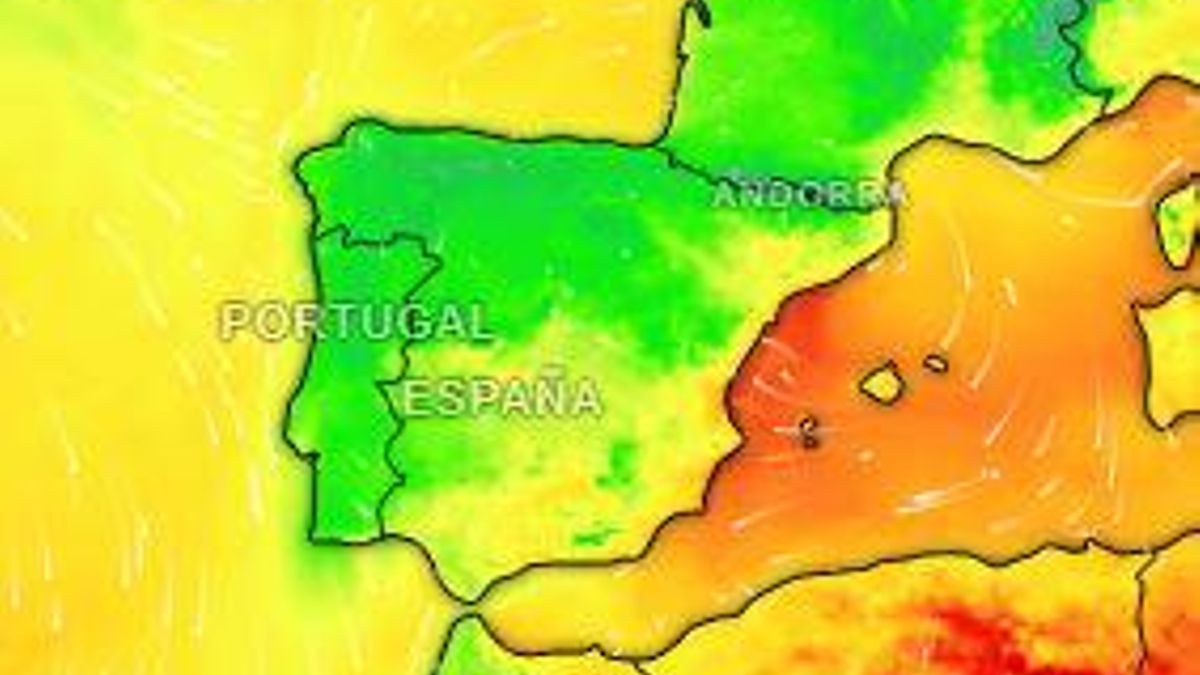 Mapa de calor para la jornada de hoy.