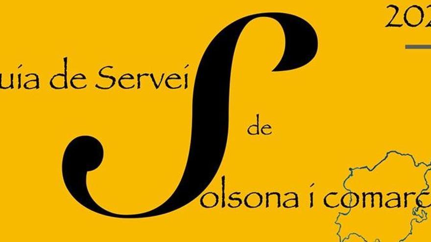 La nova portada de la guia de serveis de Solsona i comarca