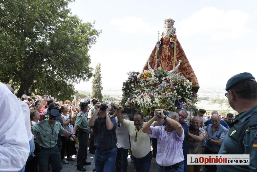 Romería de la Virgen de la Fuensanta: Llegada al S