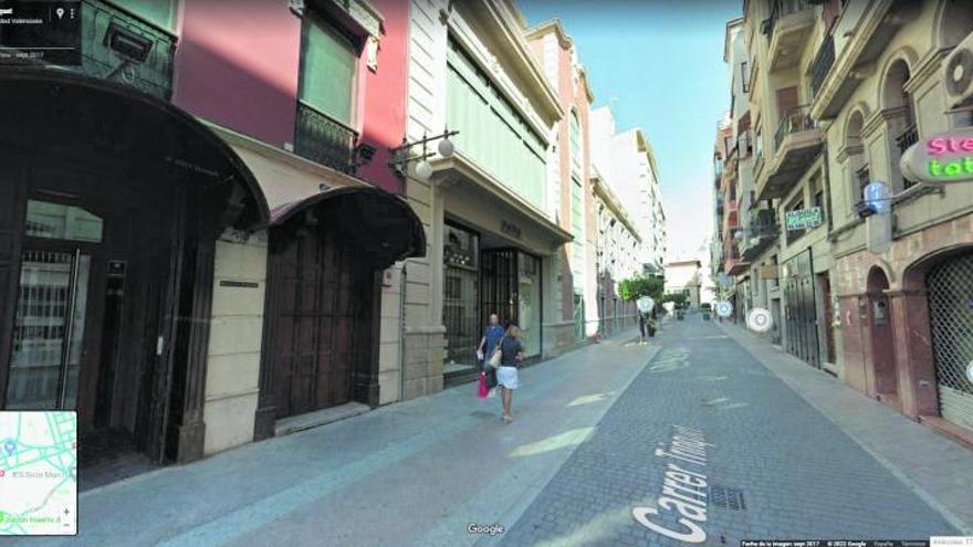 Calle Trinquet en la imagen de Google Maps.